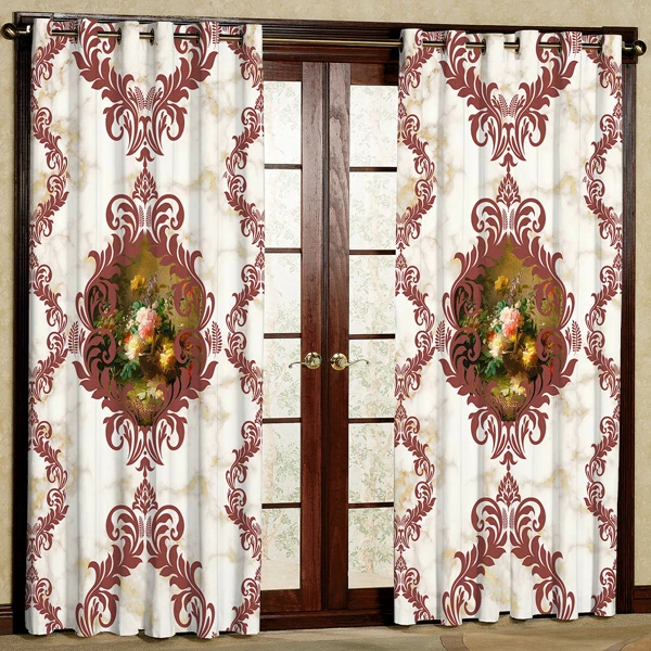 پرده مدل مخمل پانچی کد 7750 سایز 280x140 سانتی متر