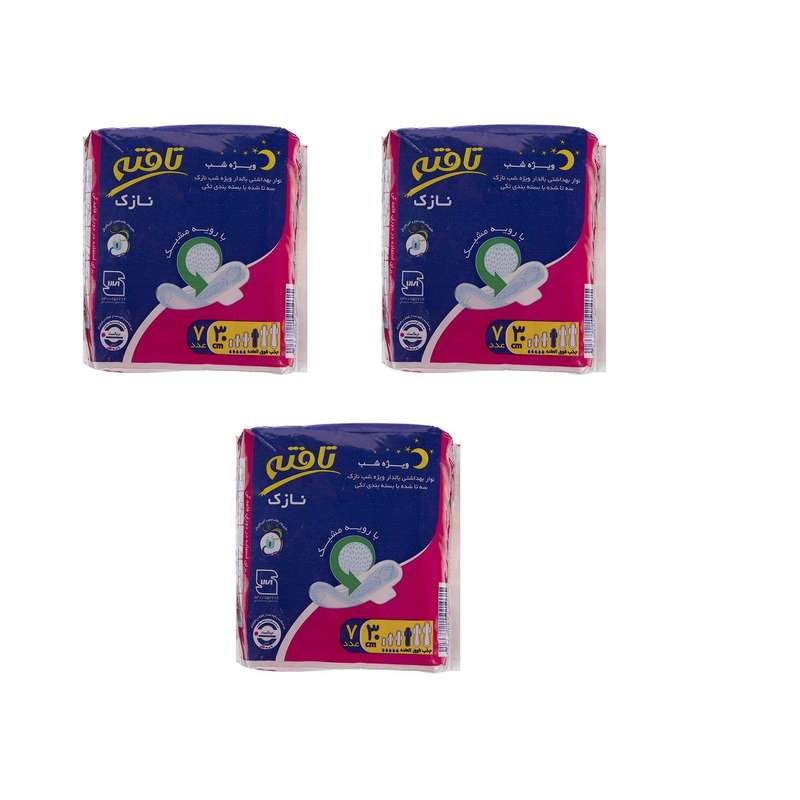 نوار بهداشتی تافته مدل Thin مجموعه 3 عددی