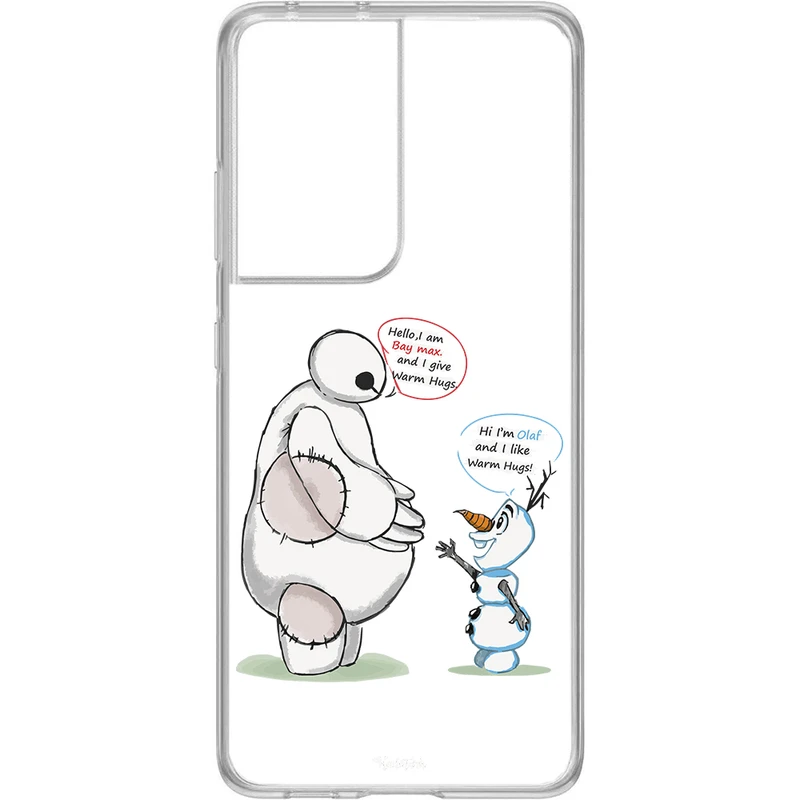 کاور طرح Olaf & Baymax مناسب برای گوشی موبایل سامسونگ Galaxy S21 Ultra