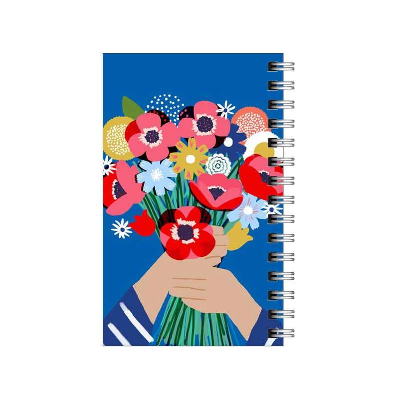 دفترچه یادداشت مدل to do list طرح دسته گل کد 4263311