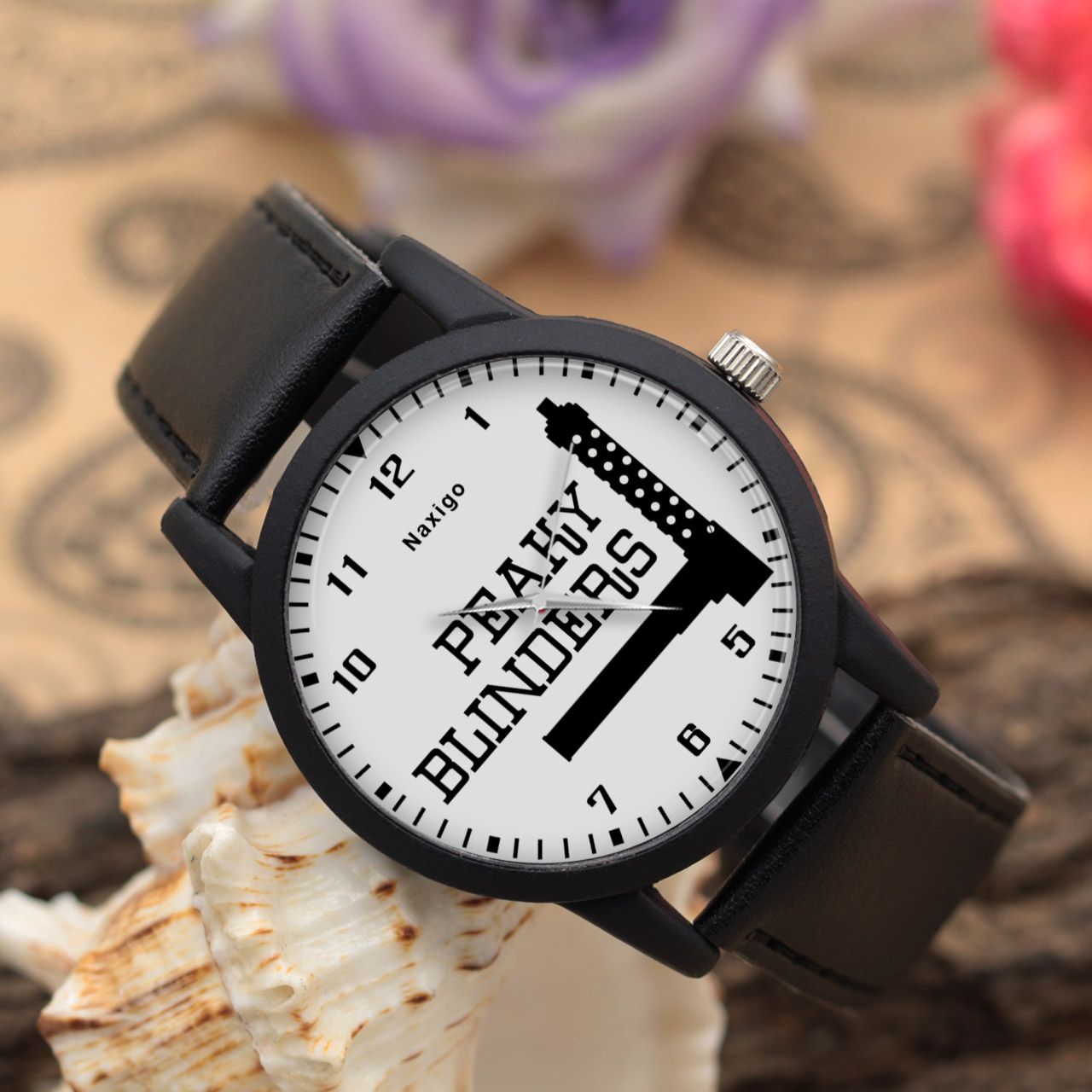 ساعت مچی عقربه ای ناکسیگو طرح پیکی بلایندرز کد LF4221 -  - 3