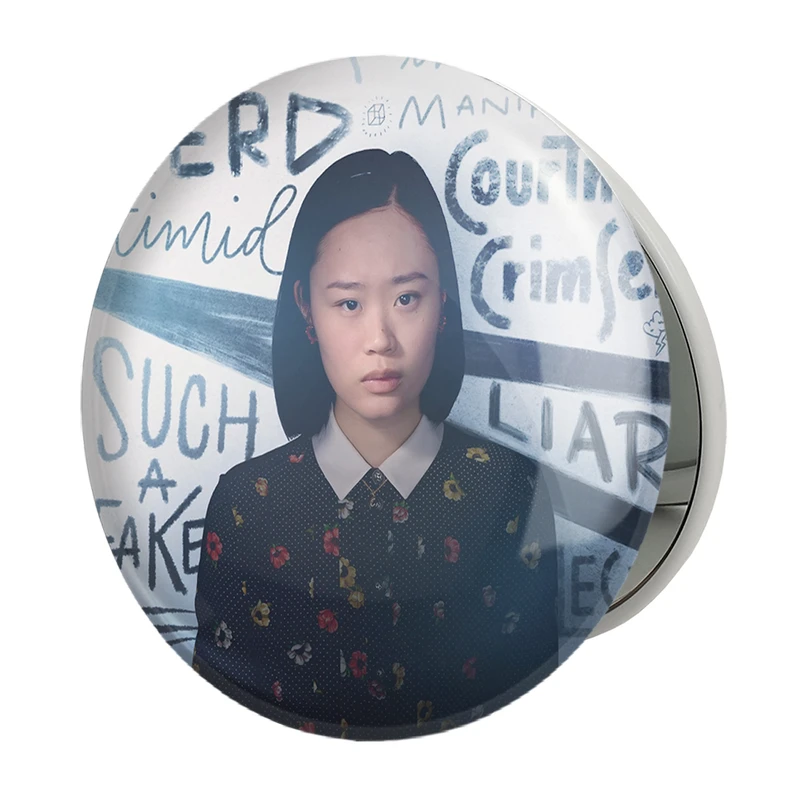 آینه جیبی خندالو طرح کورتنی 13دلیل برای اینکه Reasons Why13 مدل تاشو کد 20331 