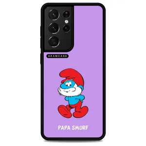AKAM AMC-WSGS21U-SMURFS-1 Cover For Samsung Galaxy S21 Ultra