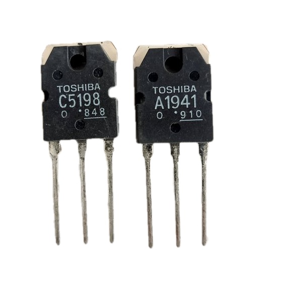ترانزیستور  مثبت و منفی توشیبا مدل C5198-A1941 مجموعه 2 عددی