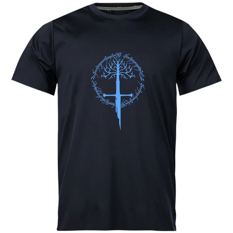 تی‌شرت آستین کوتاه مردانه مدل ارباب حلقه ها 198