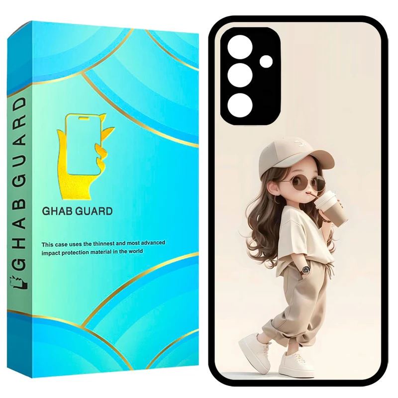 کاور قاب گارد طرح دختر مدل GCHPA34 مناسب برای گوشی موبایل سامسونگ Galaxy A34 5G 