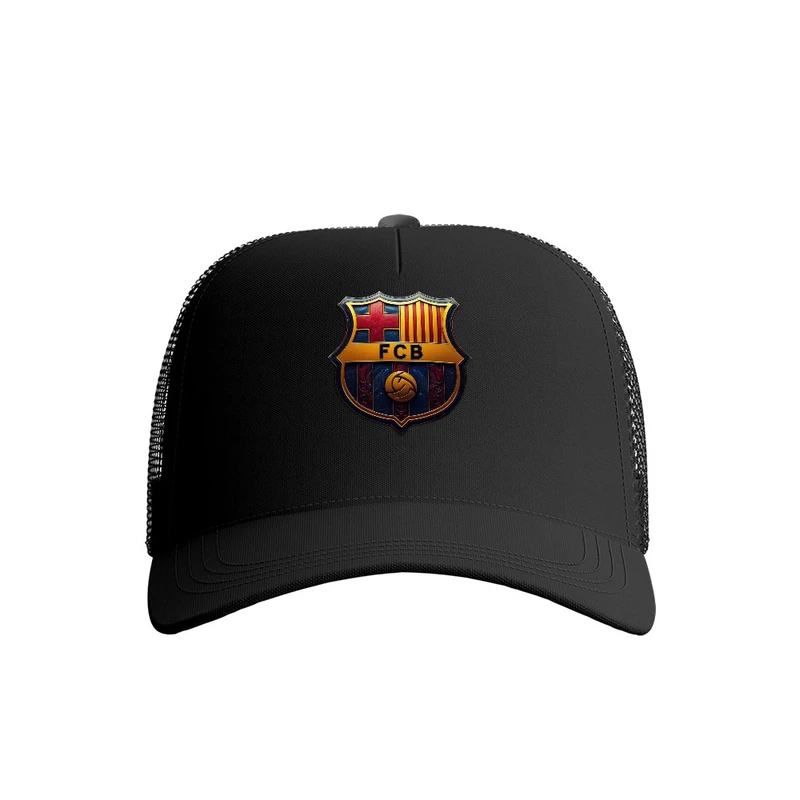 کلاه کپ پاد آفرین مدل فوتبالی بارسلونا کد 792