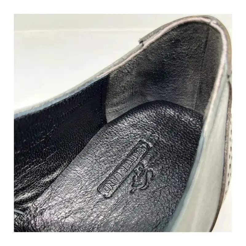 کفش زنانه سرزمین چرم کد 1587 رنگ طوسی