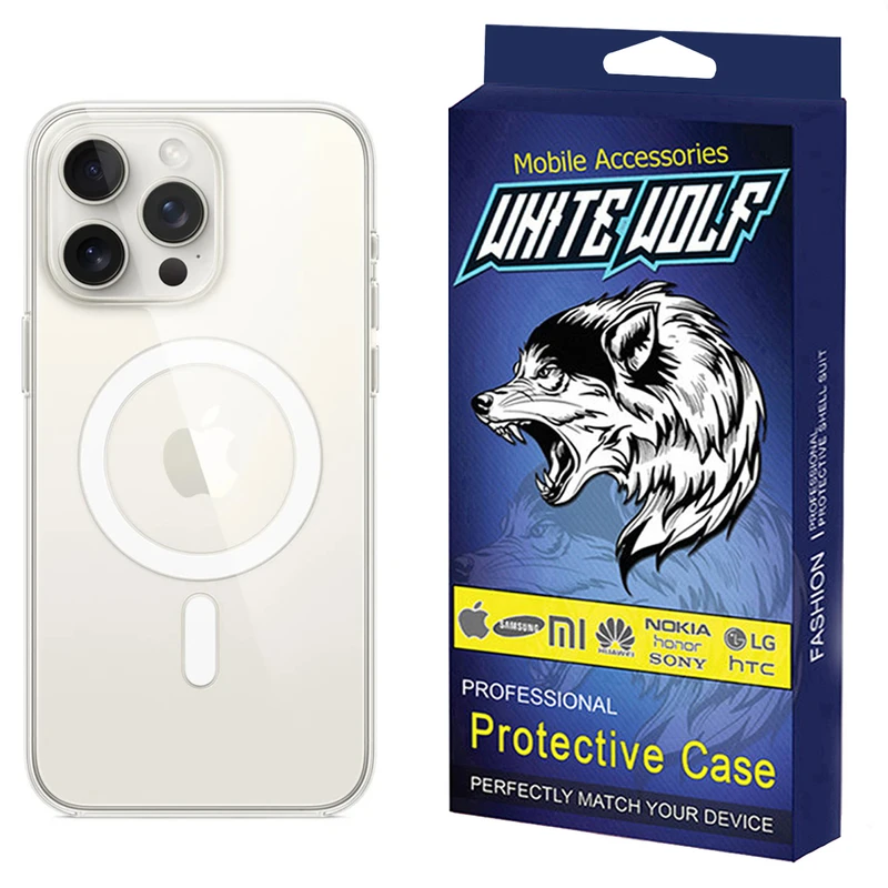 کاور وایت ولف مدل WC-MAC مناسب برای گوشی موبایل اپل Iphone 15 Pro Max