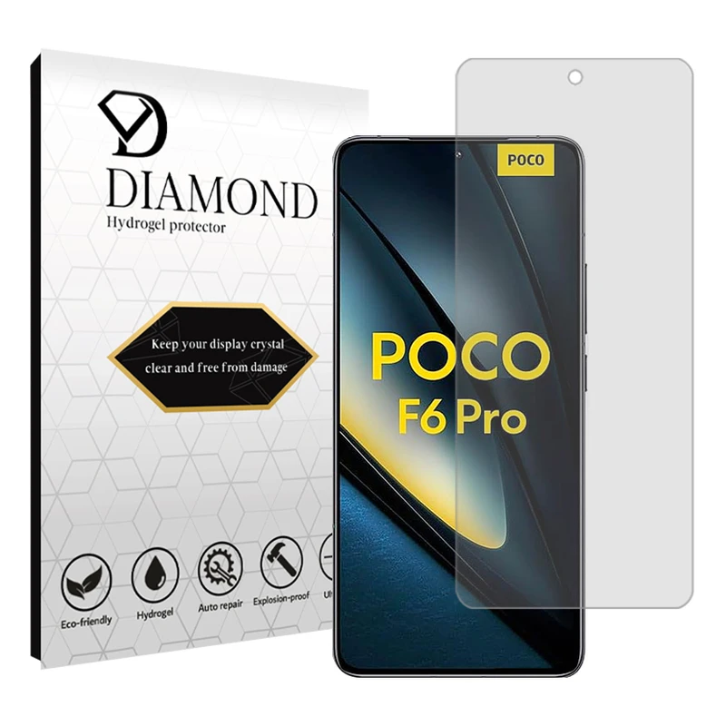 محافظ صفحه نمایش شفاف دیاموند مدل Tough مناسب برای گوشی موبایل شیائومی Poco F6 Pro