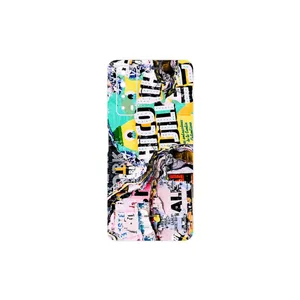 MAHOOT Collage of Teared Paper Cover Sticker for Huawei Y7a