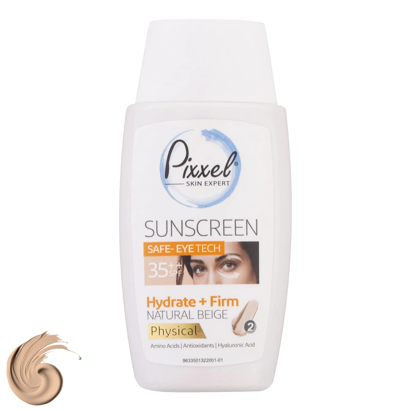 کرم ضدآفتاب رنگی پیکسل SPF35 مدل physical ‌مناسب انواع پوست، حجم 50 میلی‌لیتر