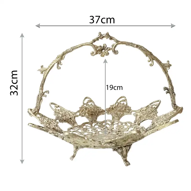 میوه خوری برنزی مدل دسته دار کد 1500