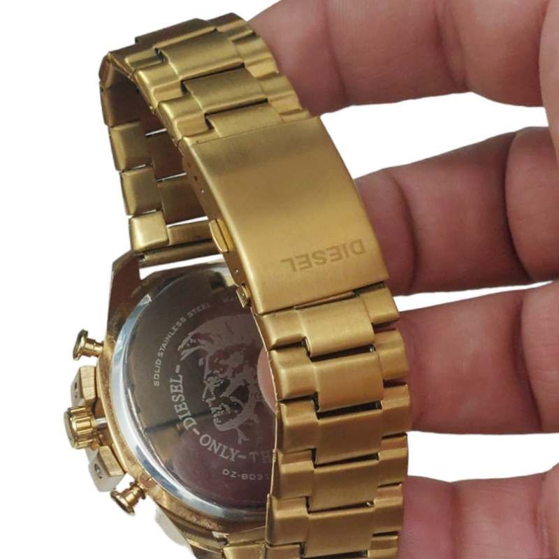 ساعت مچی عقربه‌ای مردانه مدل مگاچف شاخدار سه موتوره کرنوگراف G/W -  - 3