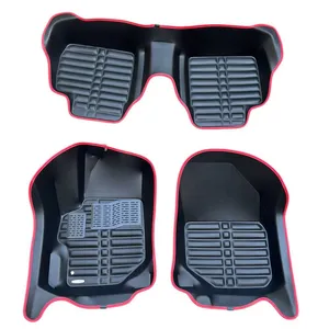 کف پوش پنج بعدی خودرو چرم ای.ام.تی.سی مدل MC710 دور دوخت مناسب برای تارا