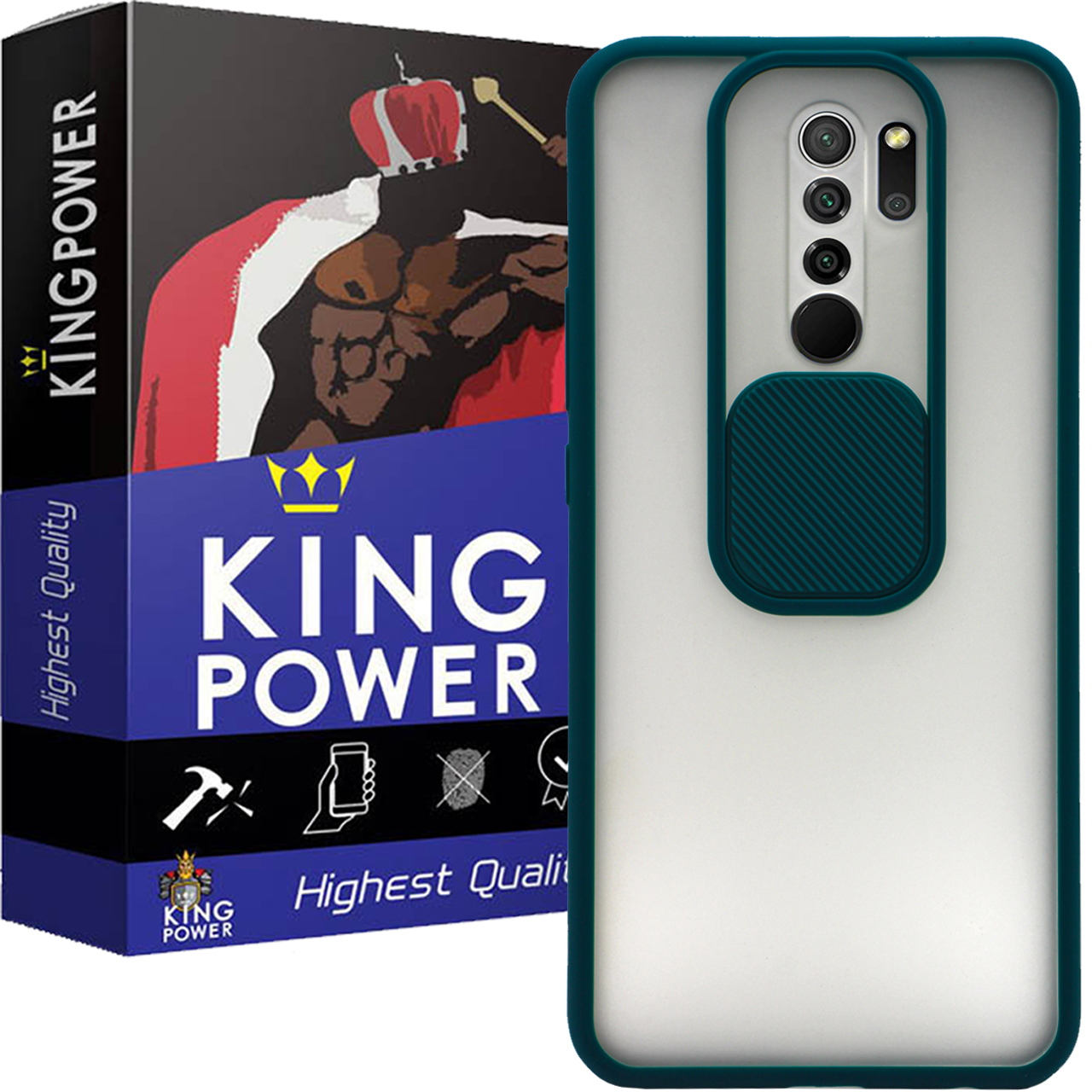 کاور کینگ پاور مدل PMK21 مناسب برای گوشی موبایل شیائومی Redmi Note 8 Pro