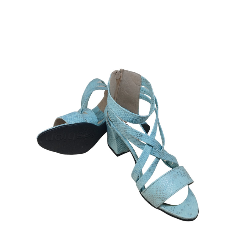 صندل زنانه مدل SZO 194 PYT بیاله پیتون رنگ فیروزه ای