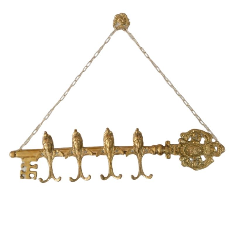 آویز لباس برنجی مدل رخ کد S-4150