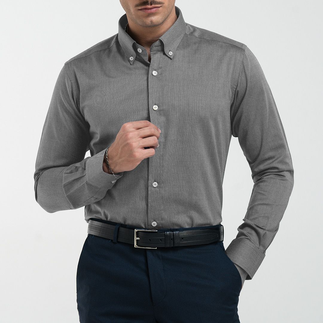 پیراهن آستین بلند مردانه ام کی مدل 1833 - - 1