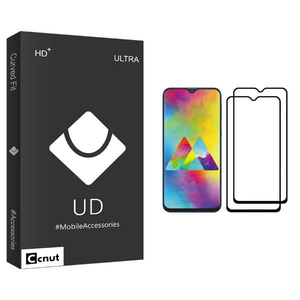 محافظ صفحه نمایش کوکونات مدل UD Black مناسب برای گوشی موبایل سامسونگ Galaxy M20 بسته دو عددی