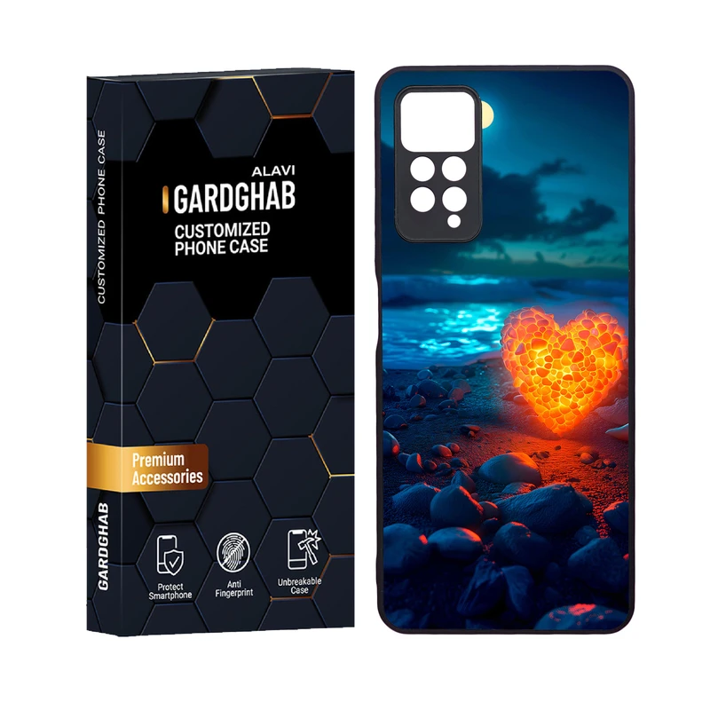 کاور گارد قاب مدل دورژله ای عاشقانه مناسب برای گوشی موبایل شیائومی Redmi Note 12 Pro 4G