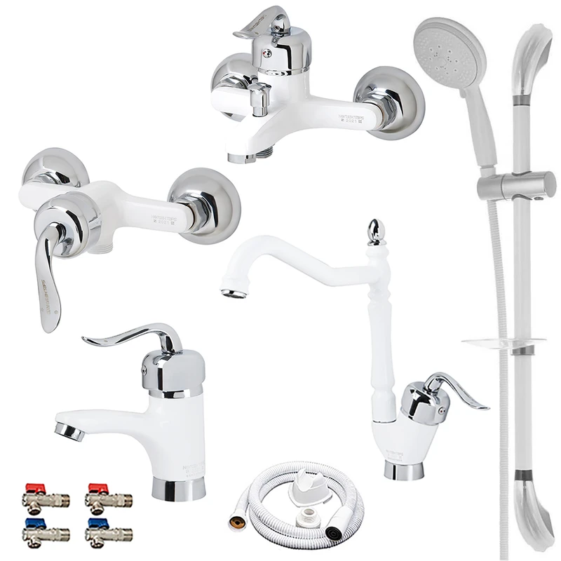 ست شیرآلات نورتکس مدل آتن زمردتک 2024 مجموعه 10عددی