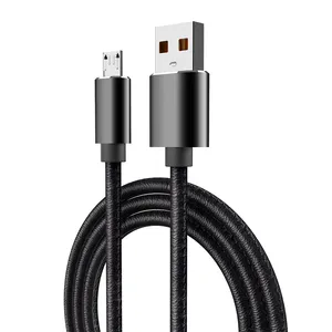 کابل تبدیل USB به microUSB هارمن مدل PU LEATHER500 طول 2 متر