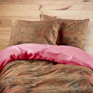 سرویس روتختی مدوپد طرح فرش وینتیج مدل C-Vintage23 یک نفره 4 تکه