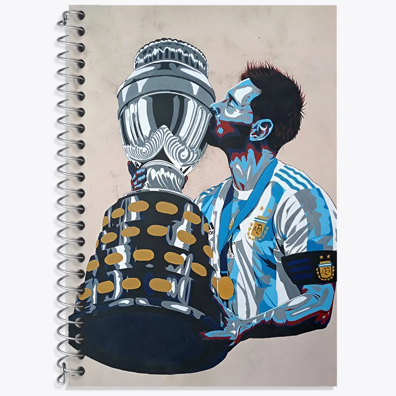 دفتر لغت 50 برگ خندالو طرح لیونل مسی کد N5886