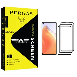 Waily Nice Pergas Glass Screen Protector For Xiaomi Mi 10T 5G Pack Of 3