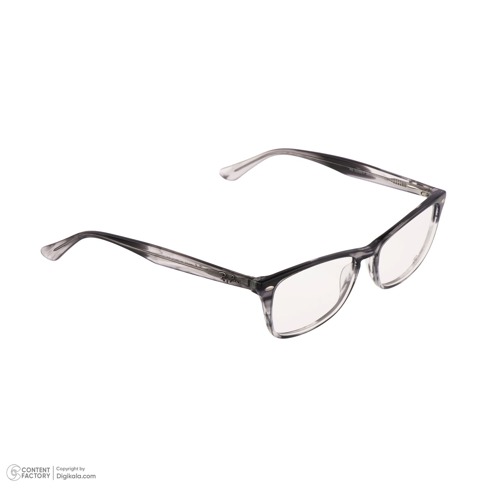 فریم عینک طبی مستطیلی ری بن مدل 0RB5228M-F-8055 مناسب برای صورت گرد، قلب، مثلث و بیضی -  - 2