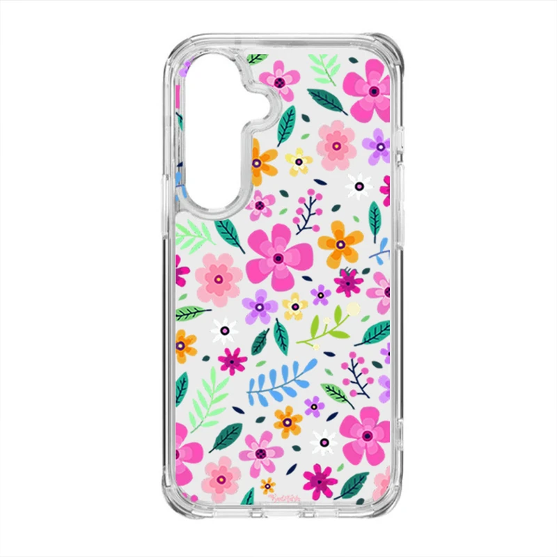 کاور طرح گل مناسب برای گوشی موبایل سامسونگ Galaxy S25  