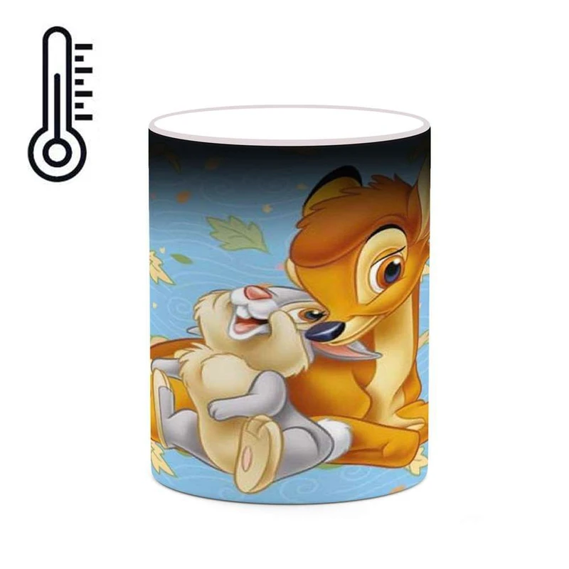 ماگ حرارتی کاکتی مدل کارتون Bambi کد mgh22206