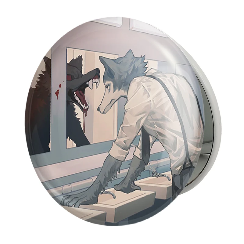 آینه جیبی خندالو طرح لگوشی انیمه بیستارز مدل تاشو کد 33462