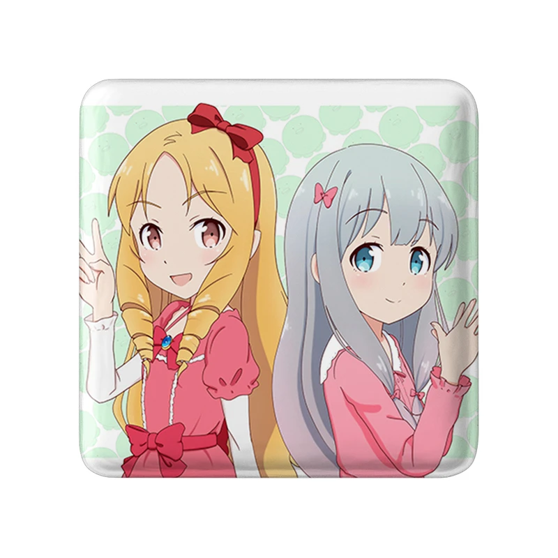 مگنت خندالو طرح ساگیری و الف انیمه ارومانگا سنسی Eromanga Sensei  مدل مربعی کد 22646