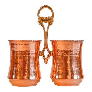 جای قاشق و چنگال مسی کد 01