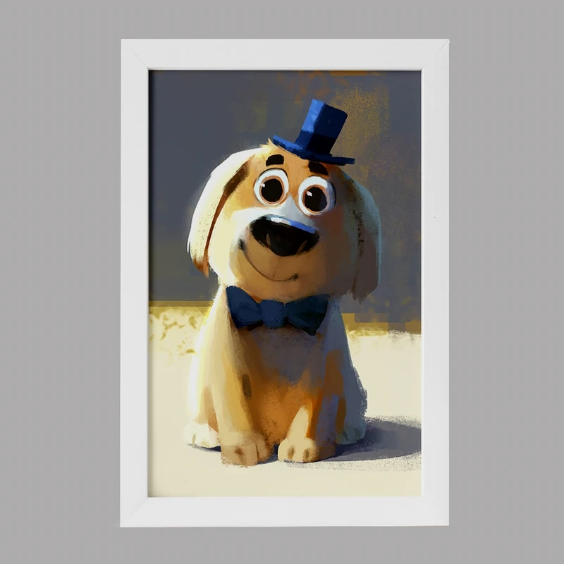 تابلو خندالو مدل سگ (Dog) کد F919