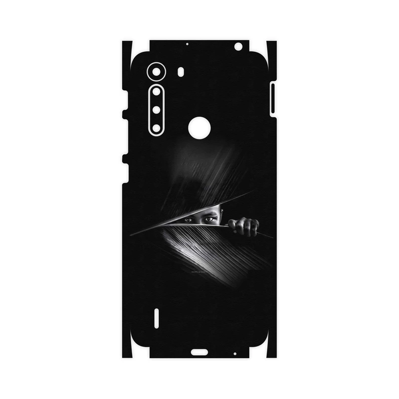 برچسب پوششی ماهوت مدل Black Portrait-FullSkin مناسب برای گوشی موبایل موتورولا One Fusion