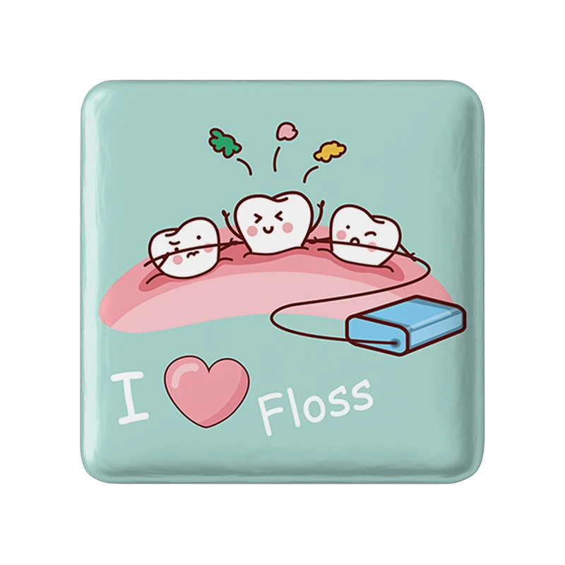 پیکسل خندالو طرح دندان و دندان پزشکی کودکانه مدل مربعی کد 36773