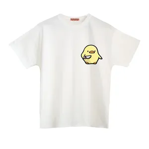 تی شرت آستین کوتاه زنانه مدل جوجه خشمگین رنگ سفید