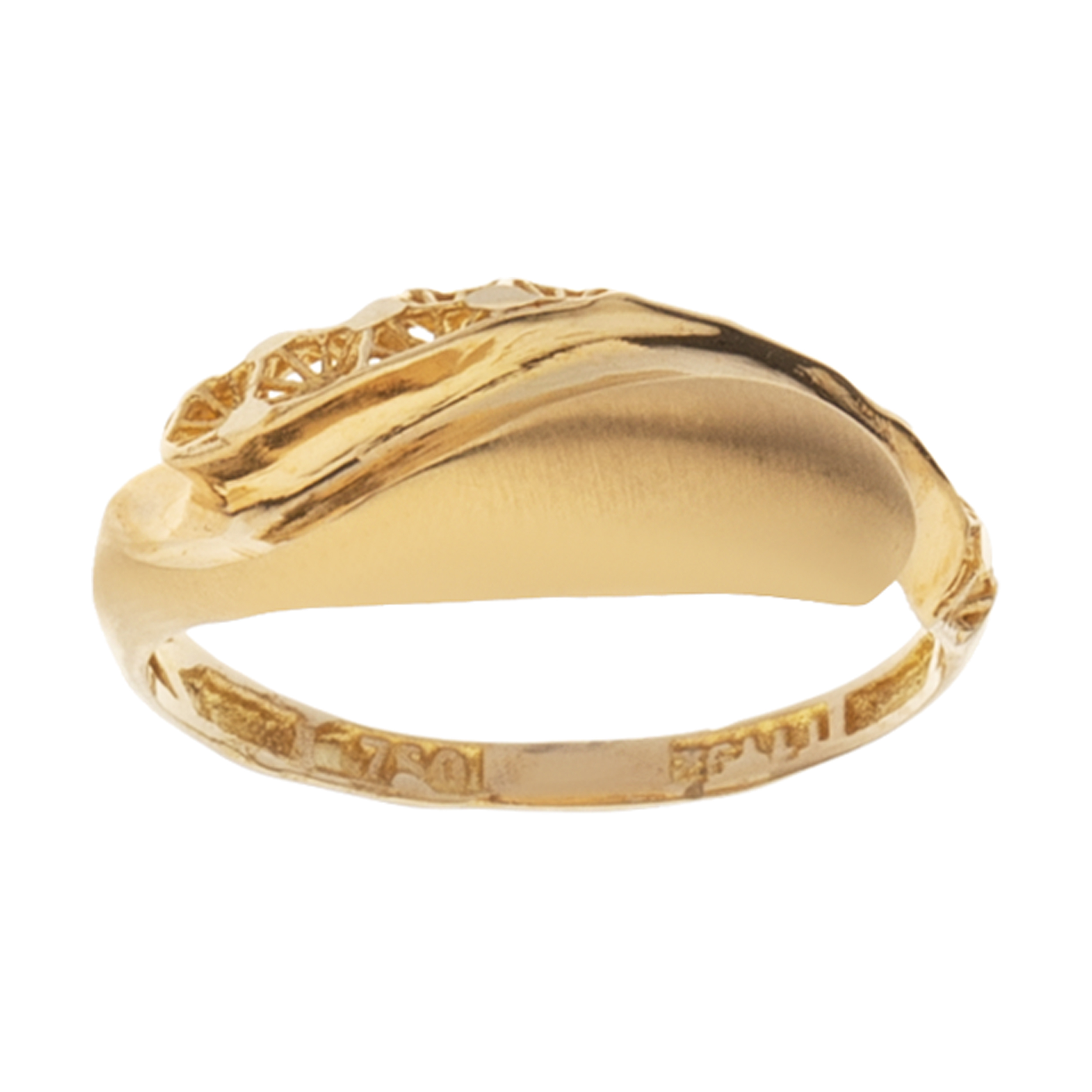 انگشتر طلا 18 عیار زنانه مدیسا مدل R10004