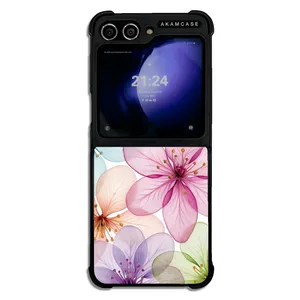AKAM AMC-WSGZFLIP5-FLOWERS-29 Cover For Samsung Galaxy Z Flip 5