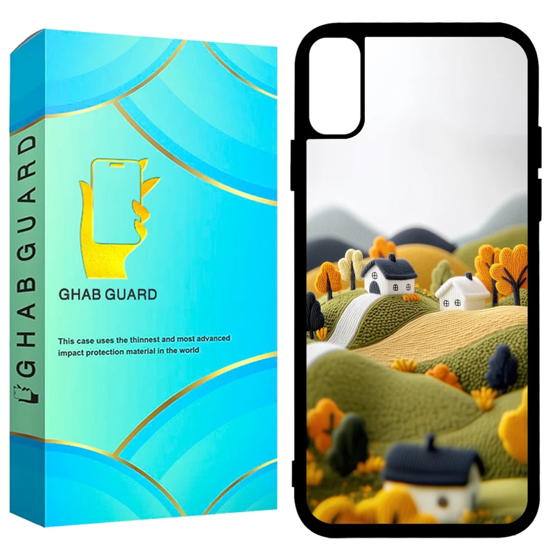 کاور قاب گارد طرح خونه مدل GCHPX مناسب برای گوشی موبایل اپل iPhone X / XS