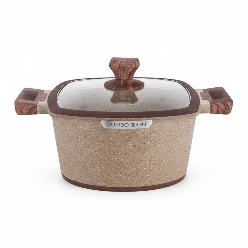 سرویس قابلمه و تابه گرانیتی 10 پارچه بازرگانی زیو مدل ZCS-8300/5S32 JUMBO SERIES