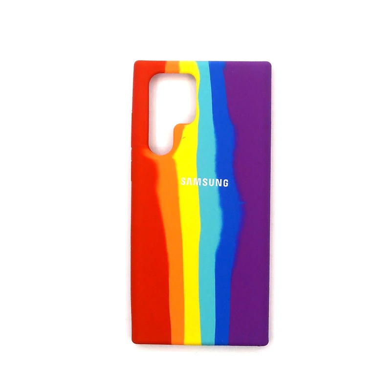 کاور مدل سیلیکونی طرح آبرنگی مناسب برای گوشی موبایل سامسونگ Galaxy S22 Ultra