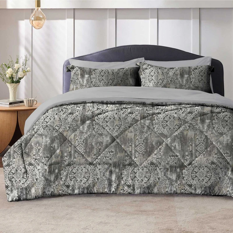 سرویس روتختی 2 نفر 8 تکه نوپه هوم مدل مخمل شانل AKTI