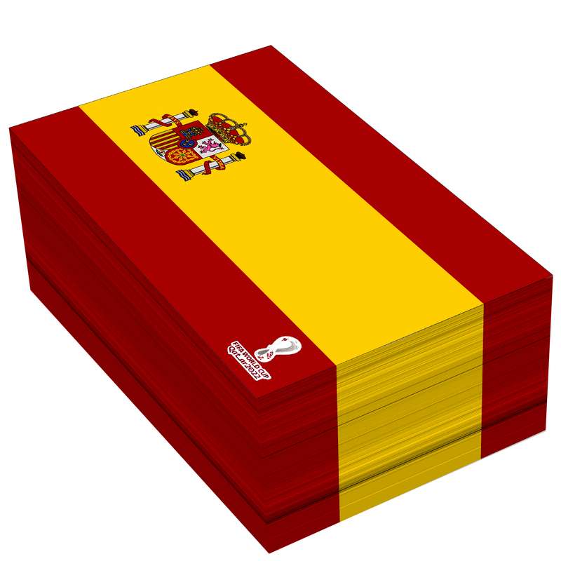 کاغذ یادداشت مستر راد مدل جام جهانی قطر طرح پرچم اسپانیا کد 1023