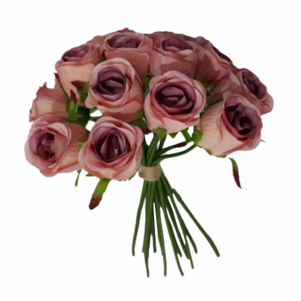 گل مصنوعی مدل رز دسته ای 14 گل کدPA-1379