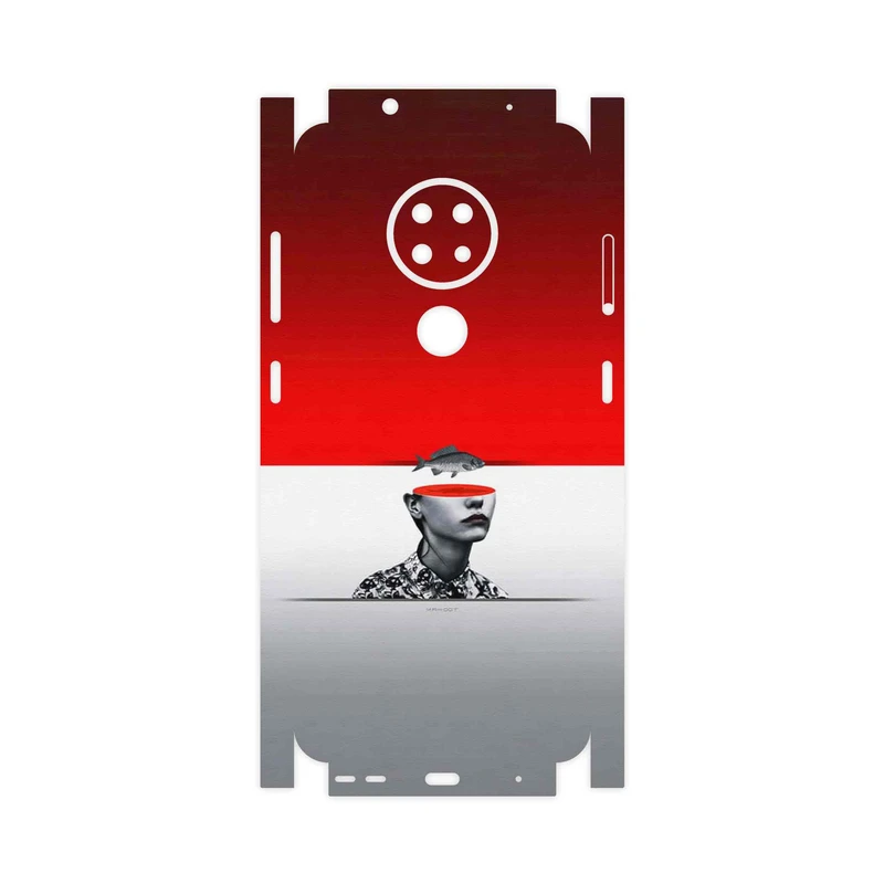 برچسب پوششی ماهوت مدل Collage of surreal Portrait of Women 1-FullSkin مناسب برای گوشی موبایل نوکیا 6.2