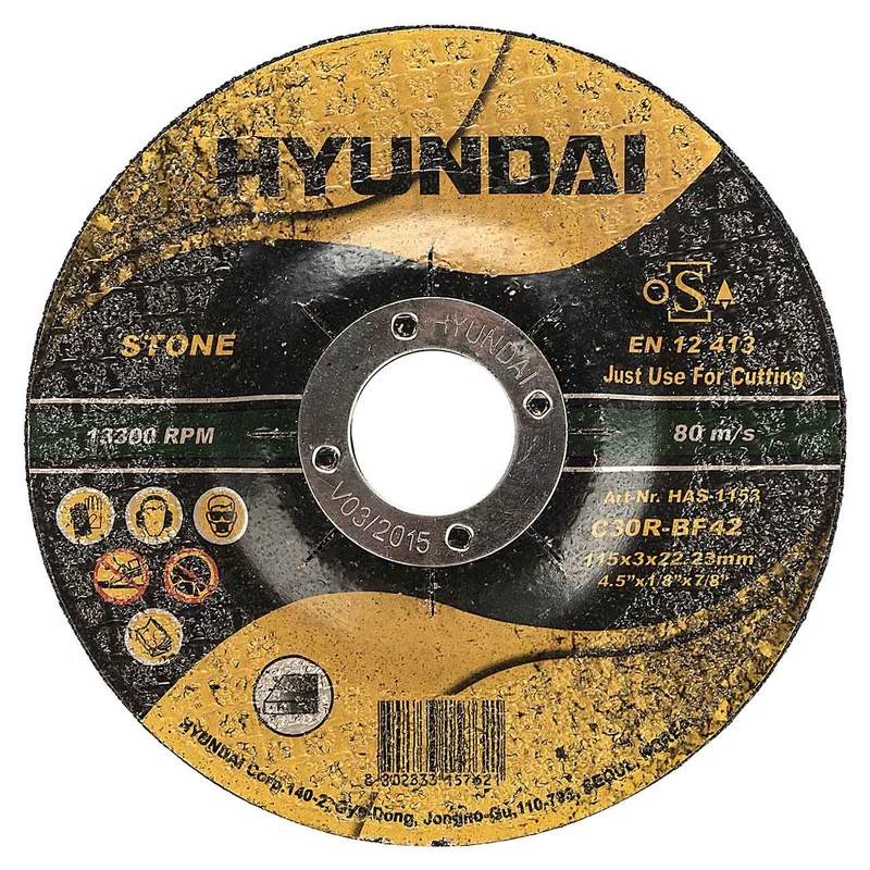 مینی صفحه برش سنگ هیوندای مدل HAS-1153 مجموعه 10 عددی